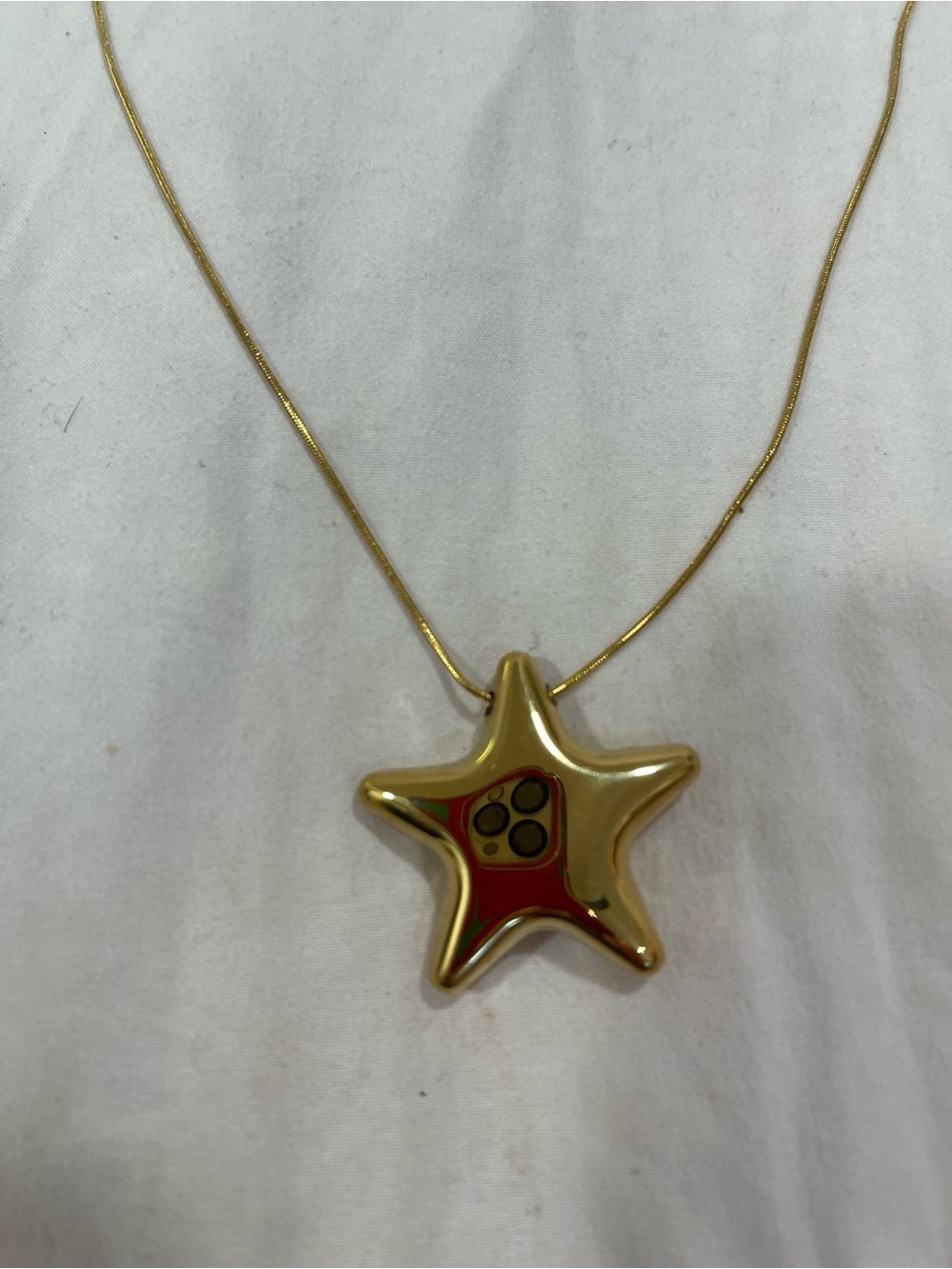 Gold Star Pendant Necklace - Picture 1 of 5